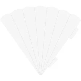 Heyda Schultüten-Zuschnitt | 41 cm, 400 g/m2, weiß