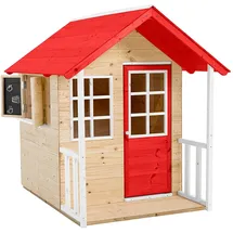 zwerkules Spielhaus Lolla Natur/Rot