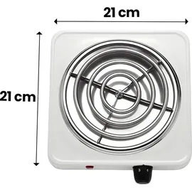 Avizar Elektro-Kochplatte mobil 1000 W Ø21 cm