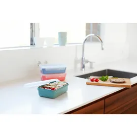 Emsa Clip & Close rechteckig petrol 2,2 l