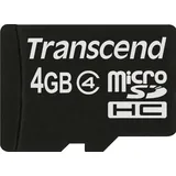 Transcend microSDHC 4GB Class 4 + SD-Adapter