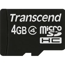 Transcend microSDHC 4GB Class 4 + SD-Adapter