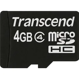 Transcend microSDHC 4GB Class 4 + SD-Adapter