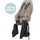 Urban Iki Ta-Ke Fahrradkindersitz nur MIK HD Klicksystem Inaho Beige Schwarz