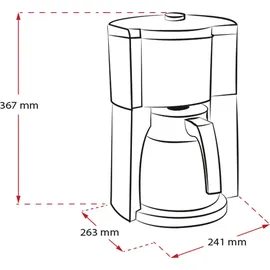 Melitta Look V Therm Timer schwarz