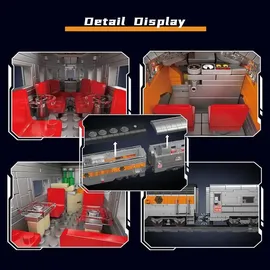 Mould King EMD F7 WP Diesel Lokomotive 1751-tlg. 12018