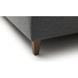 SUN GARDEN Boxspringbett 180 x 200 cm Braun/Grau