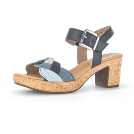Gabor Sandale Sandalette 763 blau-kombi