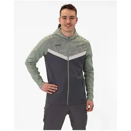 Jako Iconic Trainingsjacke mit Kapuze 852 anthra light/mintgrün/soft grey 3XL