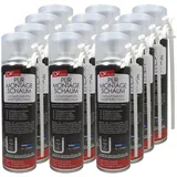 PUR MONTAGESCHAUM B2 12x 500ml Adapterschaum Bauschaum PU-Schaum