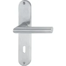 HOPPE Langschildgarnitur Amsterdam E1400Z/302 Edelstahl F69
