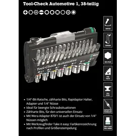 WERA Tool-Check Automotive 1 38‑tlg.