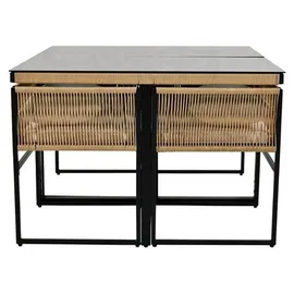 Estexo Cube Set 4-tlg. Beige/Schwarz