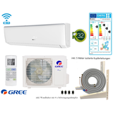 Split Klimaanlage GREE Bora 12000BTU 3,2kW WiFi R32 Klimagerät 5m Komplettset