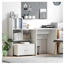 vidaXL Schubladenschrank 55 x 45 x 31 cm Weiß