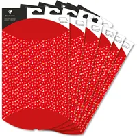 Clairefontaine 6x Geschenketui, 30x40cm, Herzen - Rot 618007C