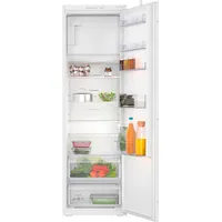E (A bis G) CONSTRUCTA Einbaukühlschrank "CK282NSE0" Kühlschränke Gr. Rechtsanschlag, silberfarben (eh19) Einbaukühlschränke mit Gefrierfach