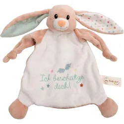 Schmusetuch NICI "My First NICI, Hase Fjella", Baby, beige (natur), Polyester, Schnuffeltücher, mit aufgestickter Botschaft "Ich beschütze dich"