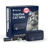 tractive CAT Mini GPS Tracker für Katzen - Marktführer, Live-Ortung, Positionsverlauf, Gesundheitswarnungen, Aktivitätstracking, Halsband inkludiert, Abo Erforderlich