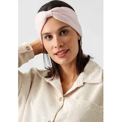 Stirnband ZWILLINGSHERZ, Damen, rosa, Strick, Kaschmir, casual,modisch,feminin, Mützen, Cashmere, Feinstrick