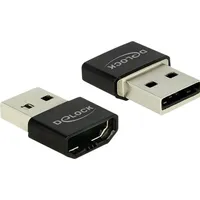 Delock Adapter [1x HDMI-Buchse - 1x USB 2.0 Stecker A]