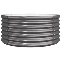 vidaXL Pflanzkübel 80 x 80 x 36 cm Anthrazit