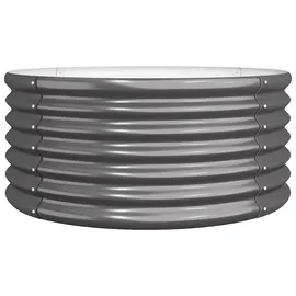 vidaXL Pflanzkübel 80 x 80 x 36 cm Anthrazit