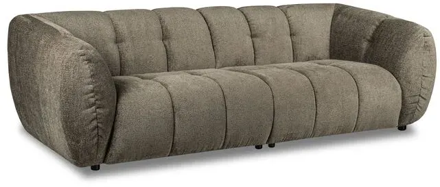 DAHEIM 3-Sitzer Greve Stoff Braun Cappuccino