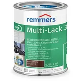 Remmers Multi-Lack 3in1 nussbraun (RAL 8011), 0,75 Liter, Wetterschutzfarbe, Metallschutzlack & Buntlack auf Wasserbasis für Holz, Metall & PVC