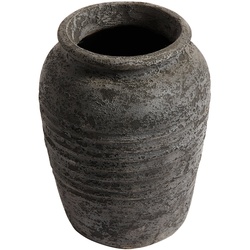 Muubs - Terracotta - Melancholia Krug, Ø 30 x 40 cm, schwarz metallic