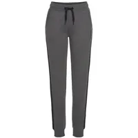Bench. loungewear Sweathose Damen anthrazit-meliert-schwarz Gr.44/46