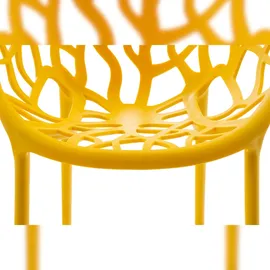 CLP Gartenstuhl Hope Sessel 59 x 59 x 80 cm gelb 2 St.