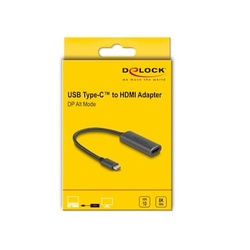 Delock USB Type-CTM Adapter zu HDMI (DP Alt Mode) 8K mit HDR Funktion Aluminium