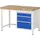 Rau Werkbank höhenverstellbar 8159A1, B1250xT700xH840-1040mm, 3x Schublade-TA