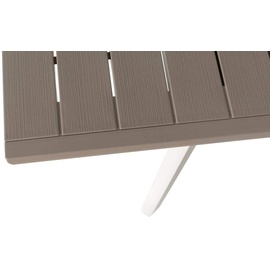 KETER - Tisch aus Polypropylen 160x90x75 weiß/cappuccino