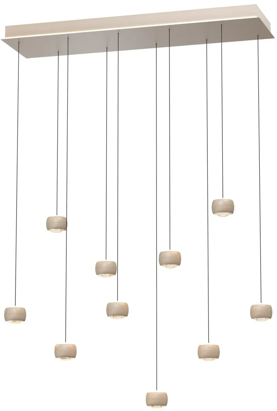 Geeti LED-Pendelleuchte QUIBERON - B/H/T ca. 38.00x180.00x117.00