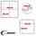 Eyepower Fitnessmatte 4er Set - 50x50cm Bodenschutzmatte Gym Matte Puzzlematte