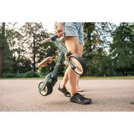 Petite&Mars Multifunktionales 5-in-1-Dreirad Turbo * Fahrrad * Dreirad * Laufrad * Rutschauto * Lauflernfahrzeug (Ocean Blue)
