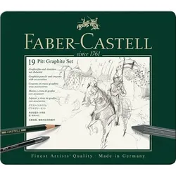FABER-CASTELL PITT GRAPHITE - Set Bleistift, Farbstift