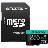 A-Data microSDXC Premier Pro 256GB Class 10 UHS-I V30 + SD-Adapter