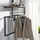 Wohnling Wandgarderobe WL6.452 Schwarz