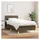 vidaXL Boxspringbett 100 x 200 cm Dunkelbraun