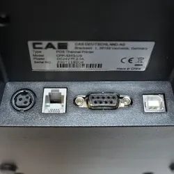 CAS Thermodrucker CPP-S310-US, 80mm in Schwarz, 200mm/s, RS-232/USB - Kassendrucker - Küchendrucker - POS-Drucker