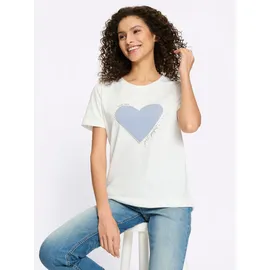 Heine T-Shirt in ecru, | Gr.: 42