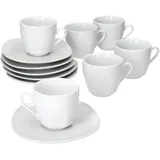 Mambocat Espressotasse 0,08 l Weiß 6 St.