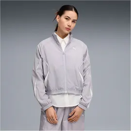 Puma Sport Relaxed Jacke mit Reißverschluss L vibrant Silver