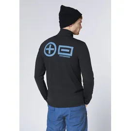Chiemsee Strickfleece-Pullover Schwarz L