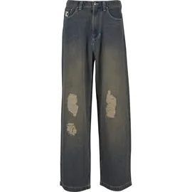 Karl Kani OG Distress Relaxed Baggy Blau 30