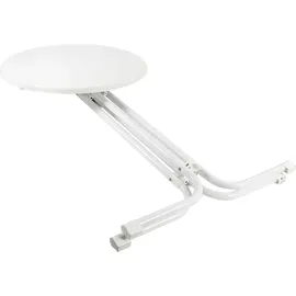 toboli klappbarer Bistrotisch Ø 80 cm Weiß