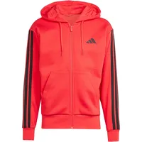 adidas Essentials 3-Streifen Herren Kapuzensweat PURRUB/BLACK, M